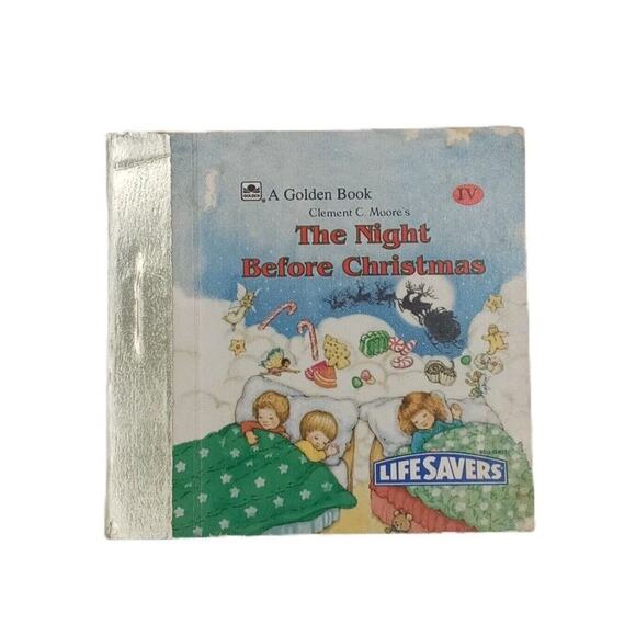 Mini Life Savers Ornament Book 1987 The Night Before Christmas Vintage Miniature - Picture 4 of 16